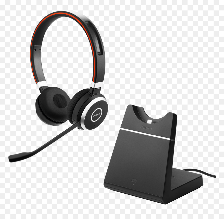 12323144 - Jabra Evolve 75 Uc, HD Png Download - stereo png