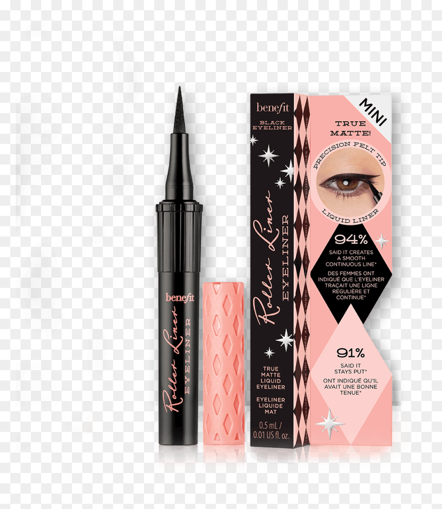 Roller Liner Liquid Eyeliner Travel Sized Mini - Benefit Roller Liquid Eyeliner, HD Png Download - eyeliner png