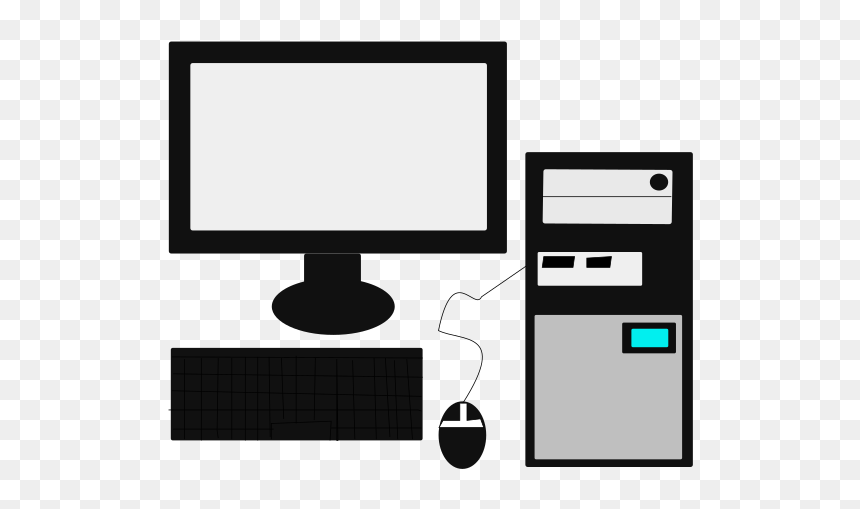 Computador De Mesa - Desktop Computer, HD Png Download - mesa png