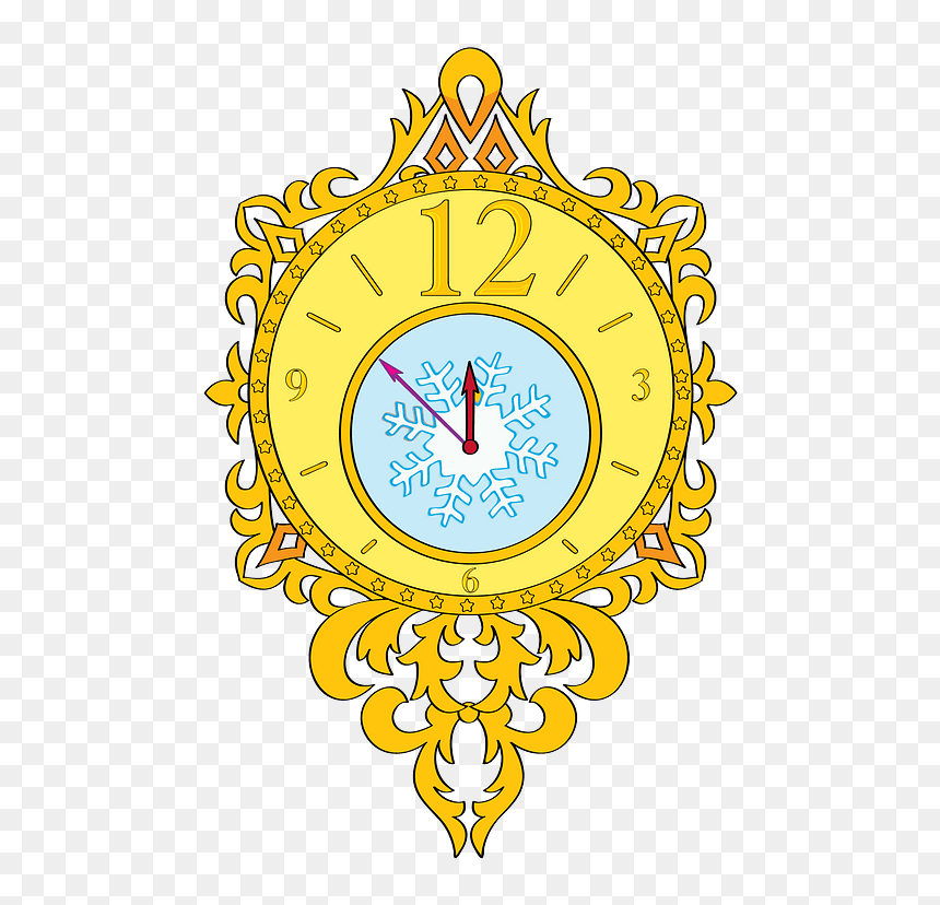 Vintage Clock Clipart - Wall Clock, HD Png Download - vintage clock png