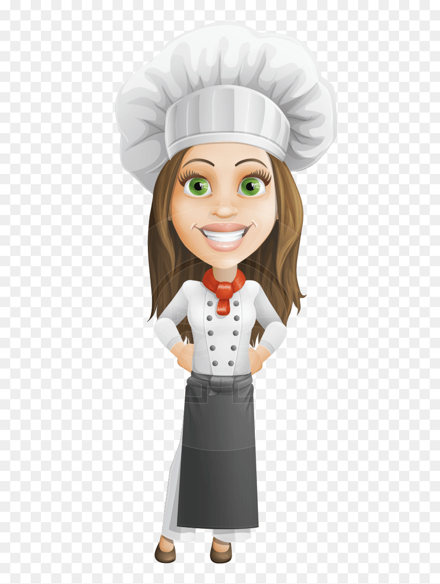 An Attractive And Skillful Cartoon - Chef Cartoon Image Png, Transparent Png - cook png