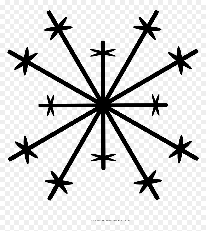 Copo De Nieve Página Para Colorear - Astigmatism How To Tell, HD Png Download - nieve png