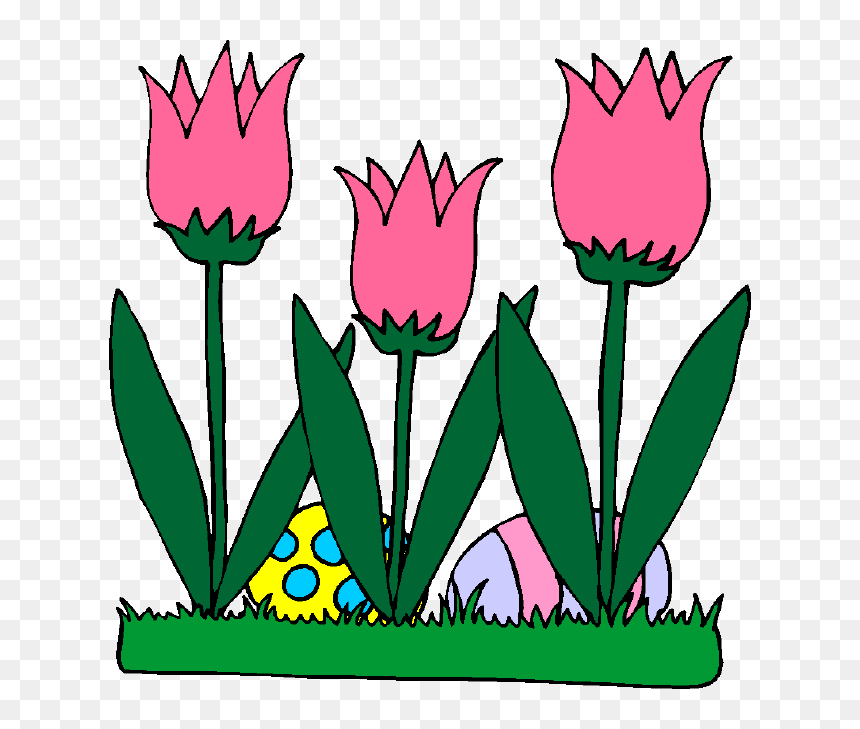 Easter In France - French Easter Symbols, HD Png Download - flores animadas png