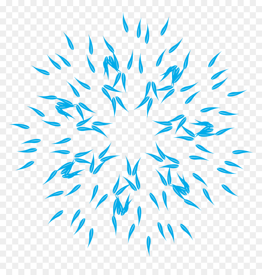 Circle, HD Png Download - png snowflake