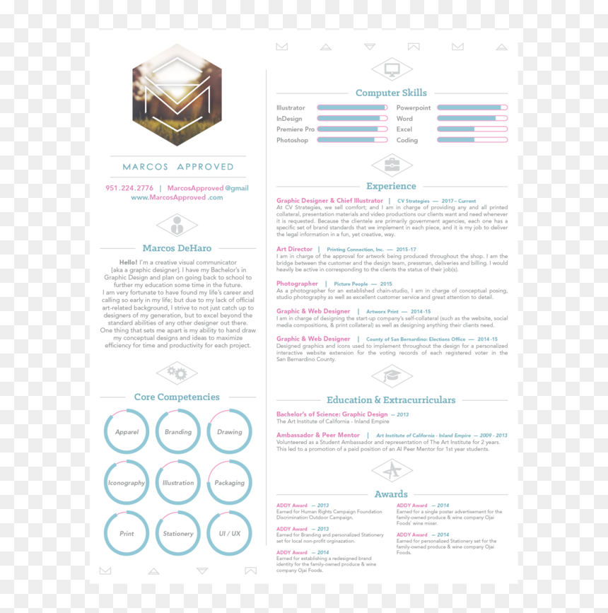 Marcos-approved Resume - 9999, HD Png Download - resume png