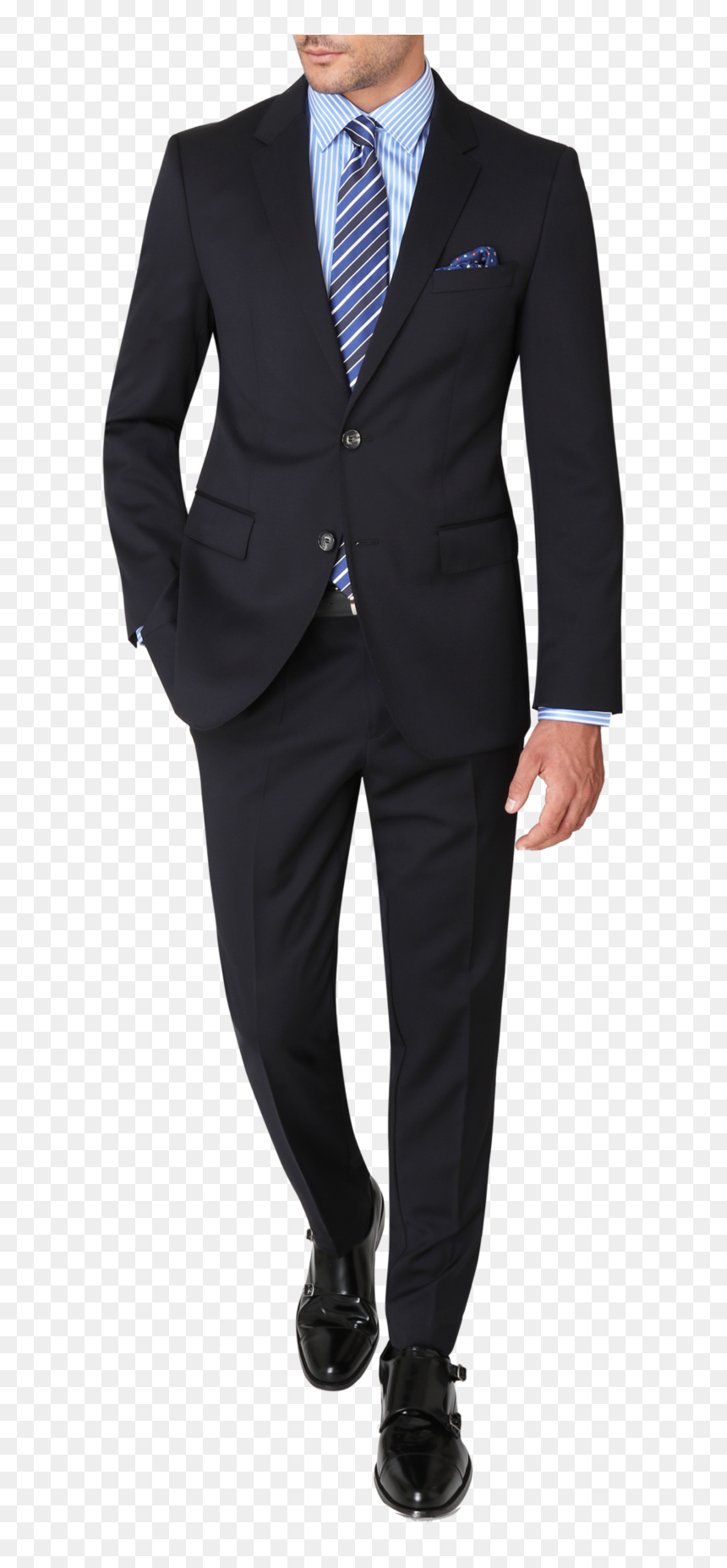 1280181no Head - Czarny Czy Granatowy Garnitur, HD Png Download - suit and tie png