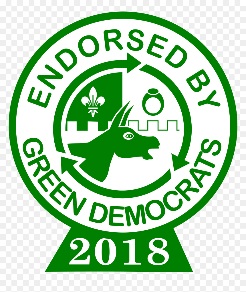 Green Dems 2018 Endorsement High-res Color - Clip Art, HD Png Download - guitar icon png