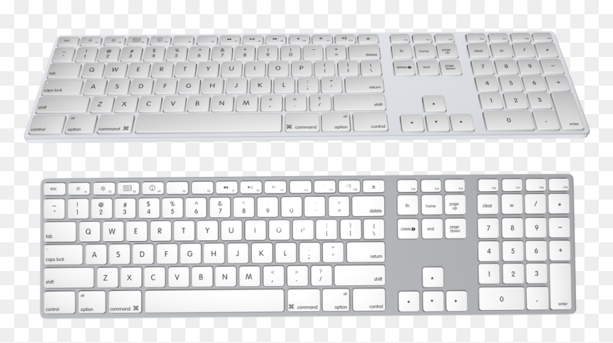 Este Fotos Es Teclado De Computadora Sobre Computadora, - Apple Keyboard F13 F19, HD Png Download - computadora png