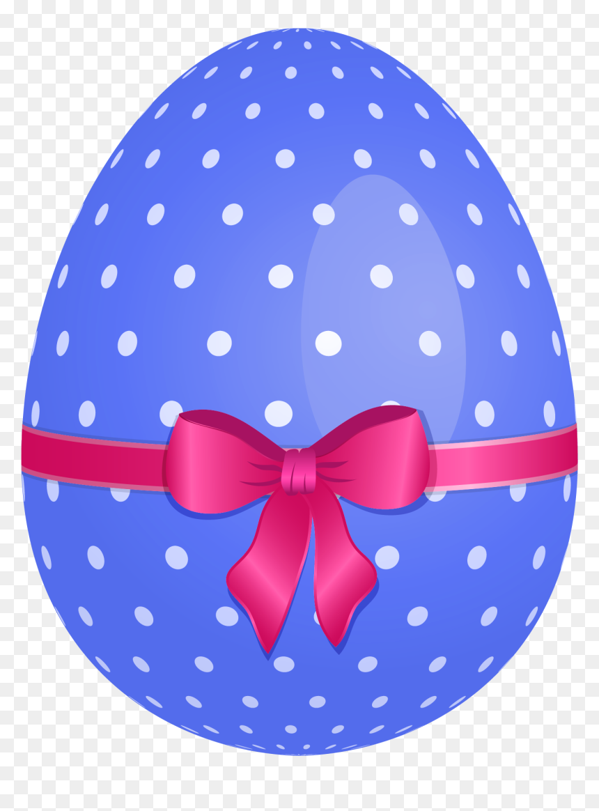 Blue Easter Egg Png File - Transparent Background Easter Egg Png, Png Download - blue dot png