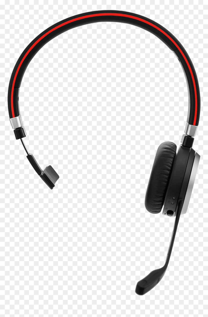 Jabra Evolve 65 Ms Mono - Jabra Evolve 65 Mono, HD Png Download - stereo png