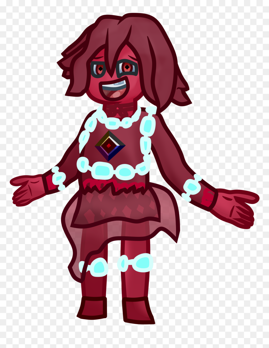 Red Diamond Clipart , Png Download - Cartoon, Transparent Png - red diamond png