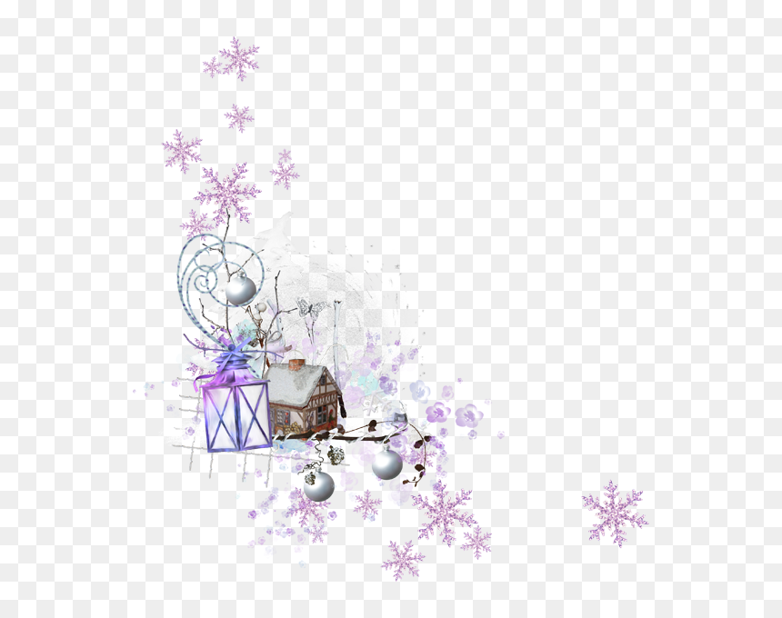 Transparent Flores Animadas Png - Frame Christmas Violet Png, Png Download - flores animadas png