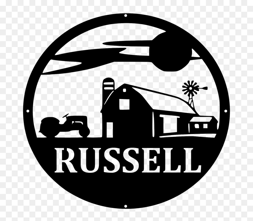 Farm Scene Silhouette Clip Art, HD Png Download - new arrival png