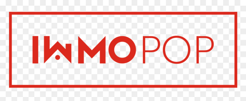 Nouveau Logo Immopop300 Red Cadre - Graphic Design, HD Png Download - cadre png