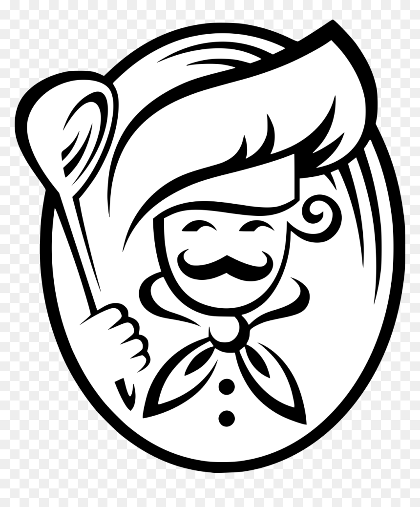 Chef Cooking Logo Clip Art - Chef Clipart Logo Png, Transparent Png - cook png