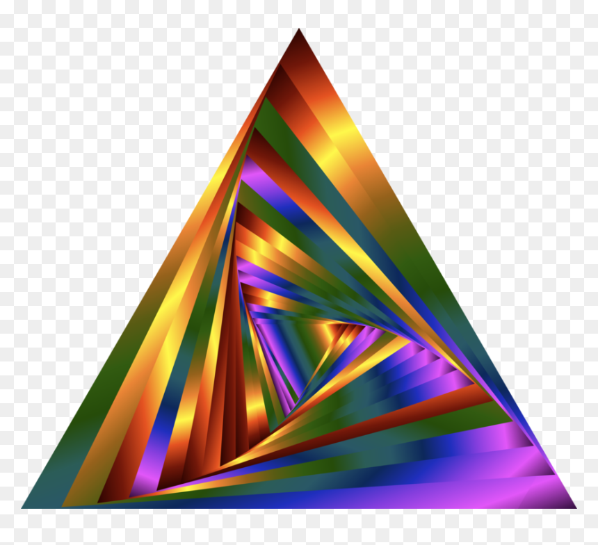 Angle,line,triangle - Triangle, HD Png Download - prism png