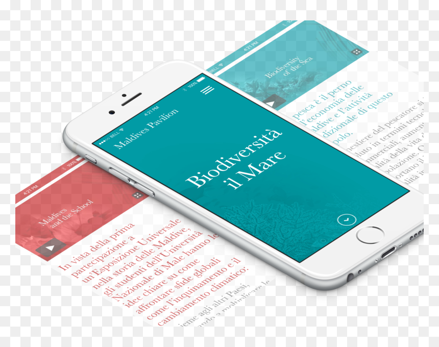 Expo Maldives 2015 Web Design Visual Design Mobile - Mobile App, HD Png Download - luto png