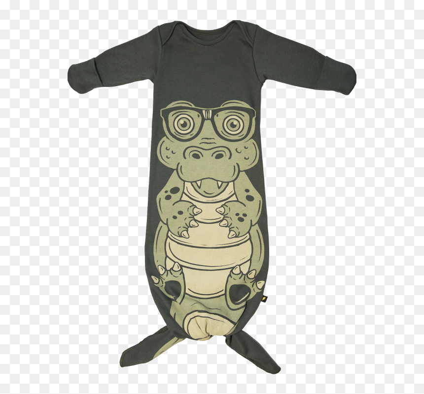 Electrik Kidz Knotted Gown Aligator - Monkey, HD Png Download - aligator png