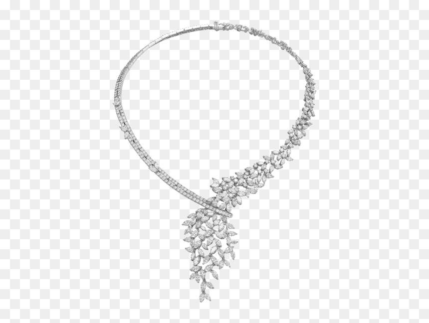 Diamond Marquise Necklace, HD Png Download - diamond necklace png
