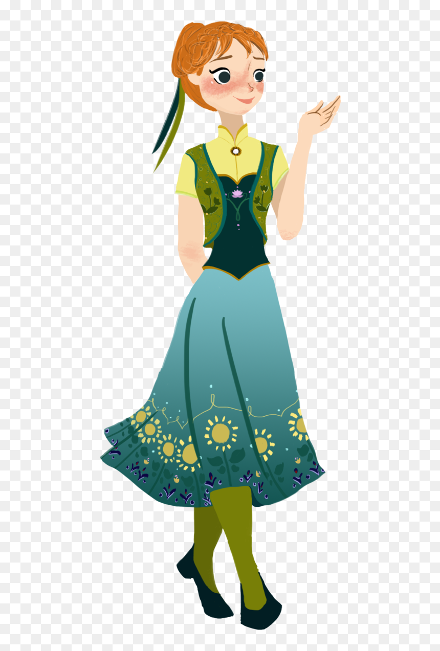 Anna Frozen By Dminor Diy Disney Costume - Anna, HD Png Download - frozen fever png