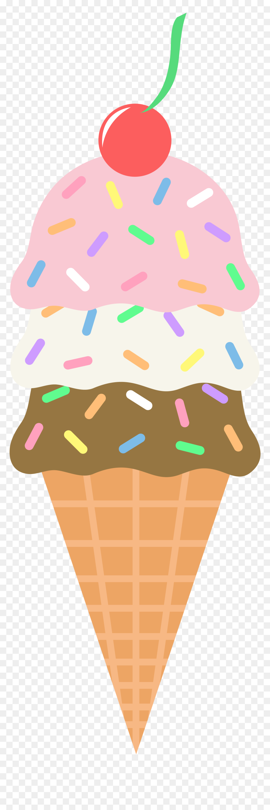Clip Art Ice Cream Cone, HD Png Download - nieve png