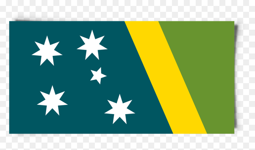 Redesignsaustralian Flag Redesign - Combined American Australian Flag, HD Png Download - australian flag png