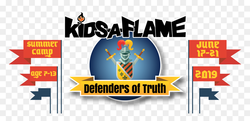 Kids A Flame Summer Camp June - Graphic Design, HD Png Download - cartoon flame png