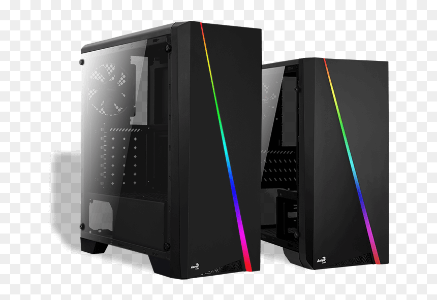 Aerocool Obudowa Mini Czarna, HD Png Download - computadora png