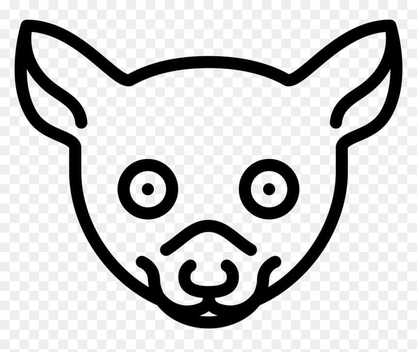 Lemur Head - Lemur Head Outline, HD Png Download - lemur png