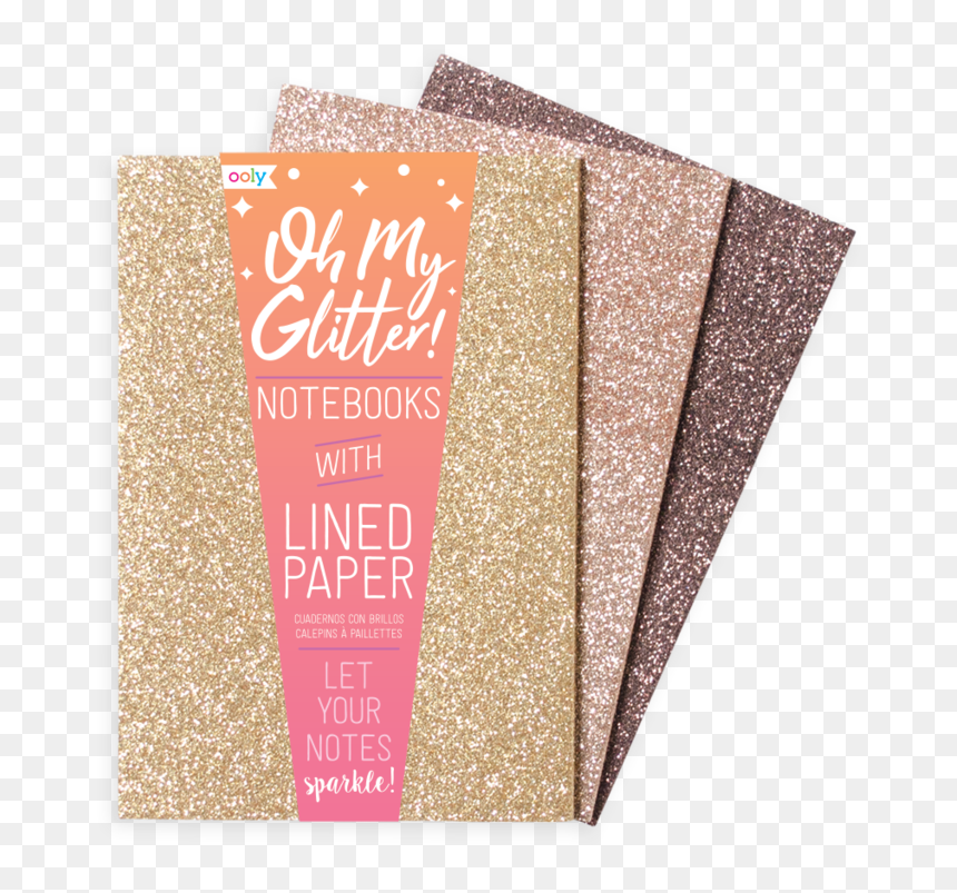 Ooly Oh My Glitter Pocket Notebooks, HD Png Download - brillos png