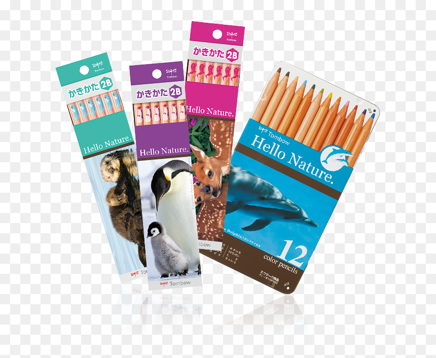 Hello Nature Pencil, HD Png Download - colored pencils png