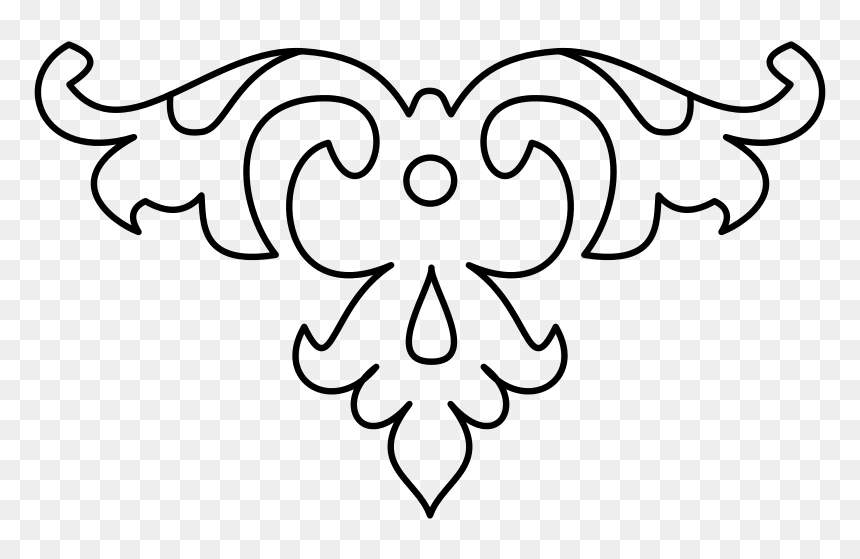 Line Art, HD Png Download - ornamentos png
