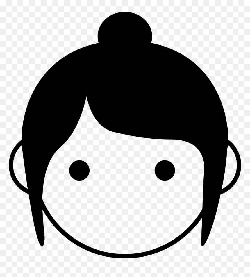 Png File Svg - Girl Clipart Png Black And White, Transparent Png - girl icon png