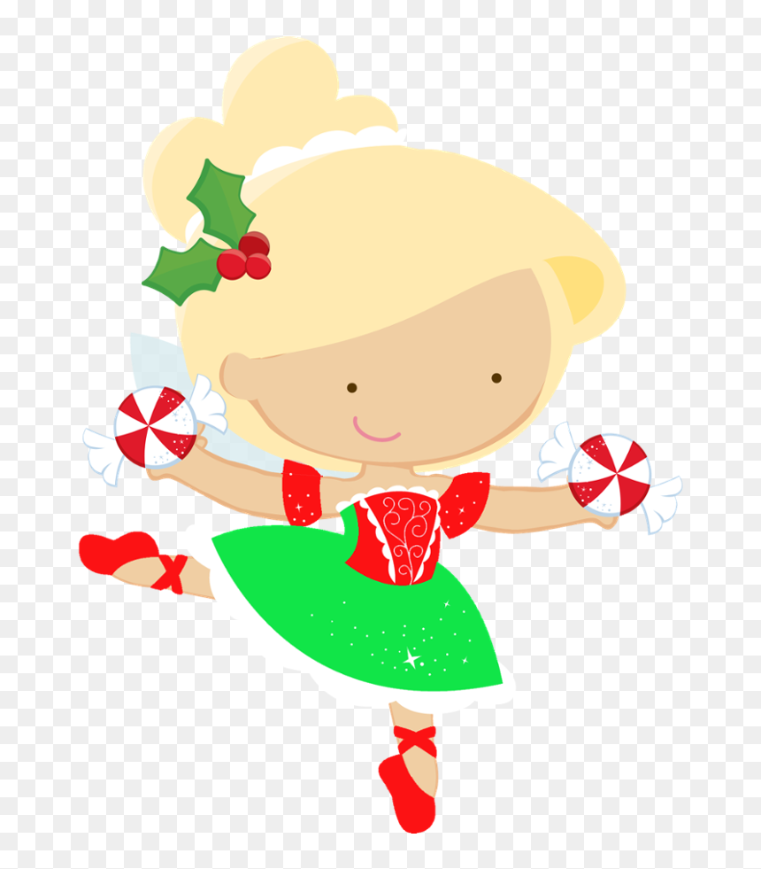Bailarina Navidad Dibujo - Imagens De Bailarinas Fofinhas, HD Png Download - natal png