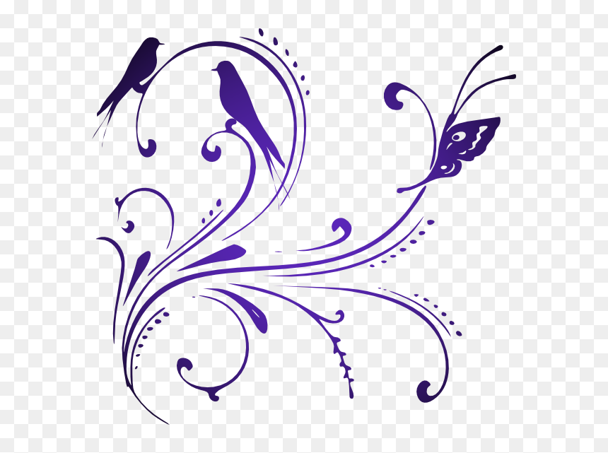 Blue Swirl Hi - Vector Pink Butterfly Png, Transparent Png - swirl vector png
