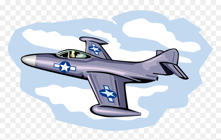 Vector Illustration Of United States Navy Douglas A-4 - Hawk Fighter Jet Clip Art, HD Png Download - airplane vector png