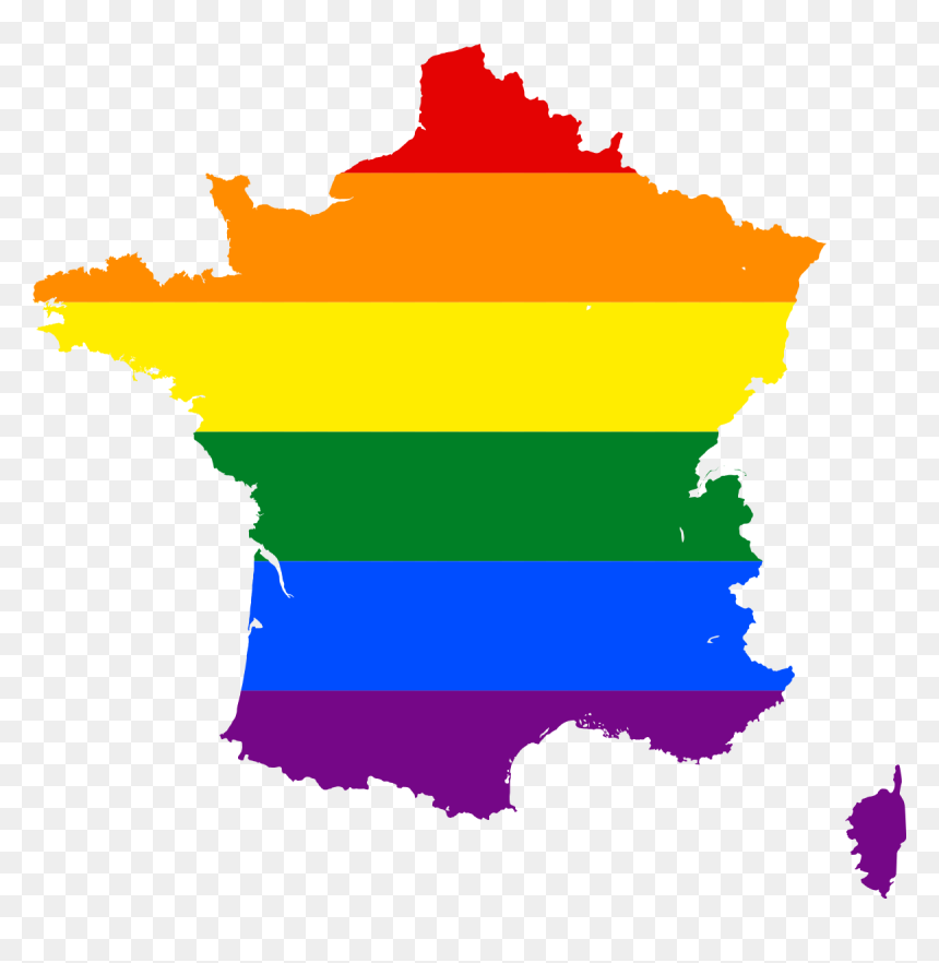 Lgbt France, HD Png Download - gay pride flag png
