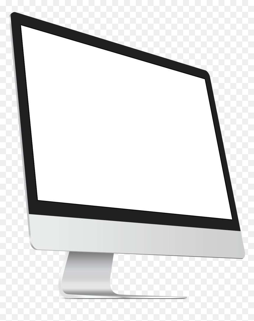 Led-backlit Lcd Display, HD Png Download - imac mockup png