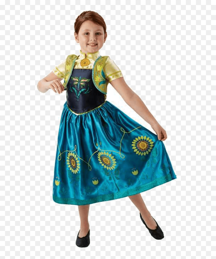Anna Frozen Costume For Kids, HD Png Download - frozen fever png