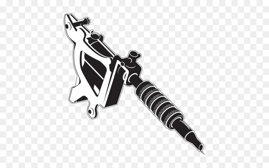 Tattoo Machine - Gun Barrel, HD Png Download - tattoo gun png