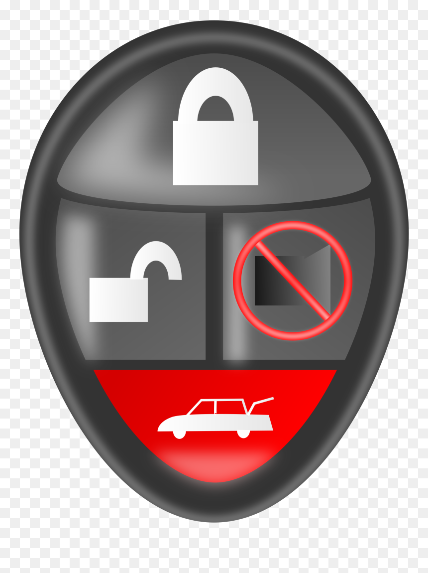 Car Alarm Remote - Iconos De Alarmas De Auto, HD Png Download - remote png