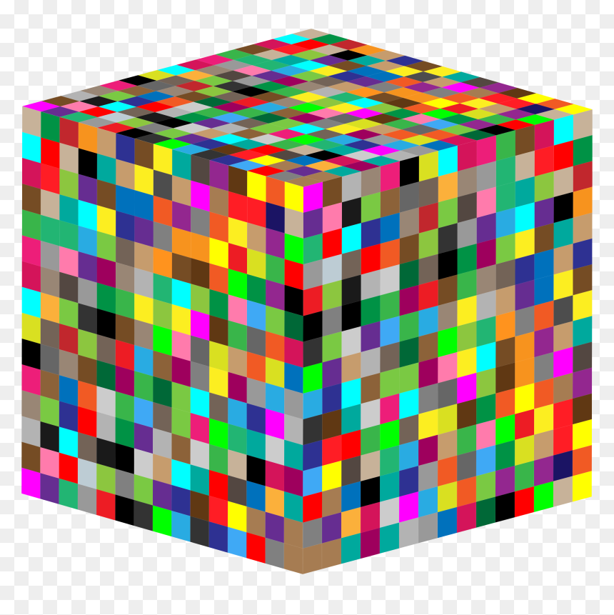 3d Multicolored Cube Clip Arts - Portable Network Graphics, HD Png Download - 3d cube png
