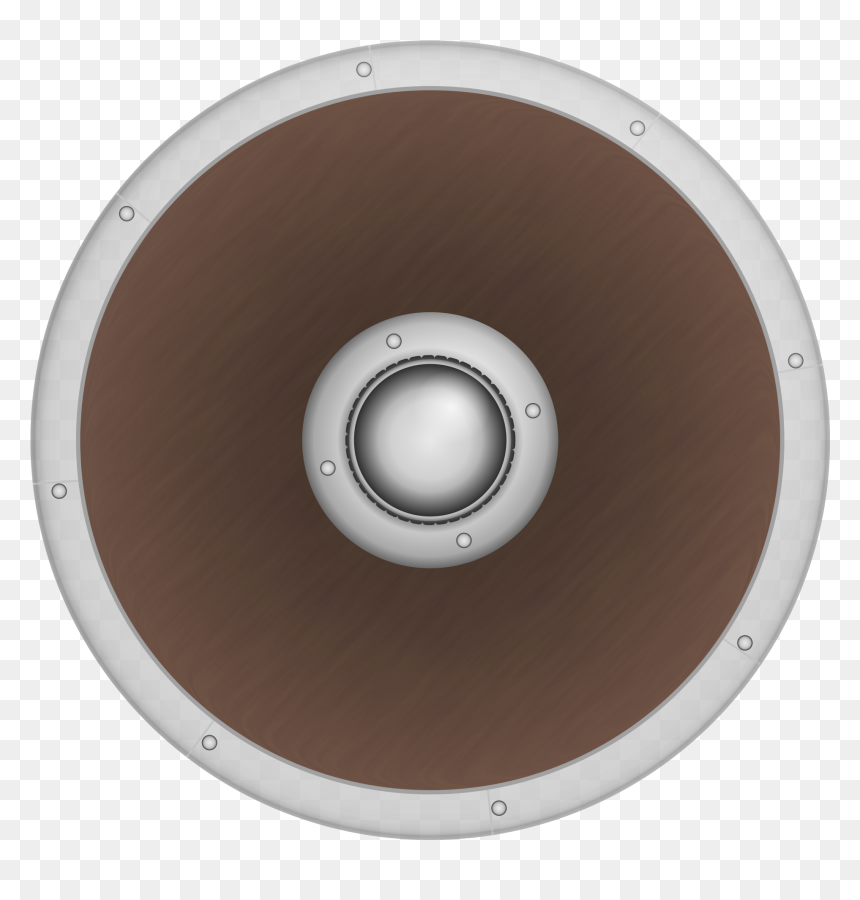 Classic Viking Shield 2 Clip Arts - Subwoofer, HD Png Download - shield vector png