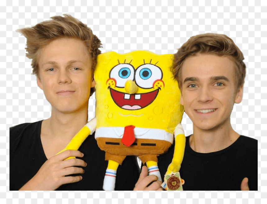 Caspar Lee And Joe Sugg Sponge Bob Clip Arts - Caspar Lee, HD Png Download - sponge bob png