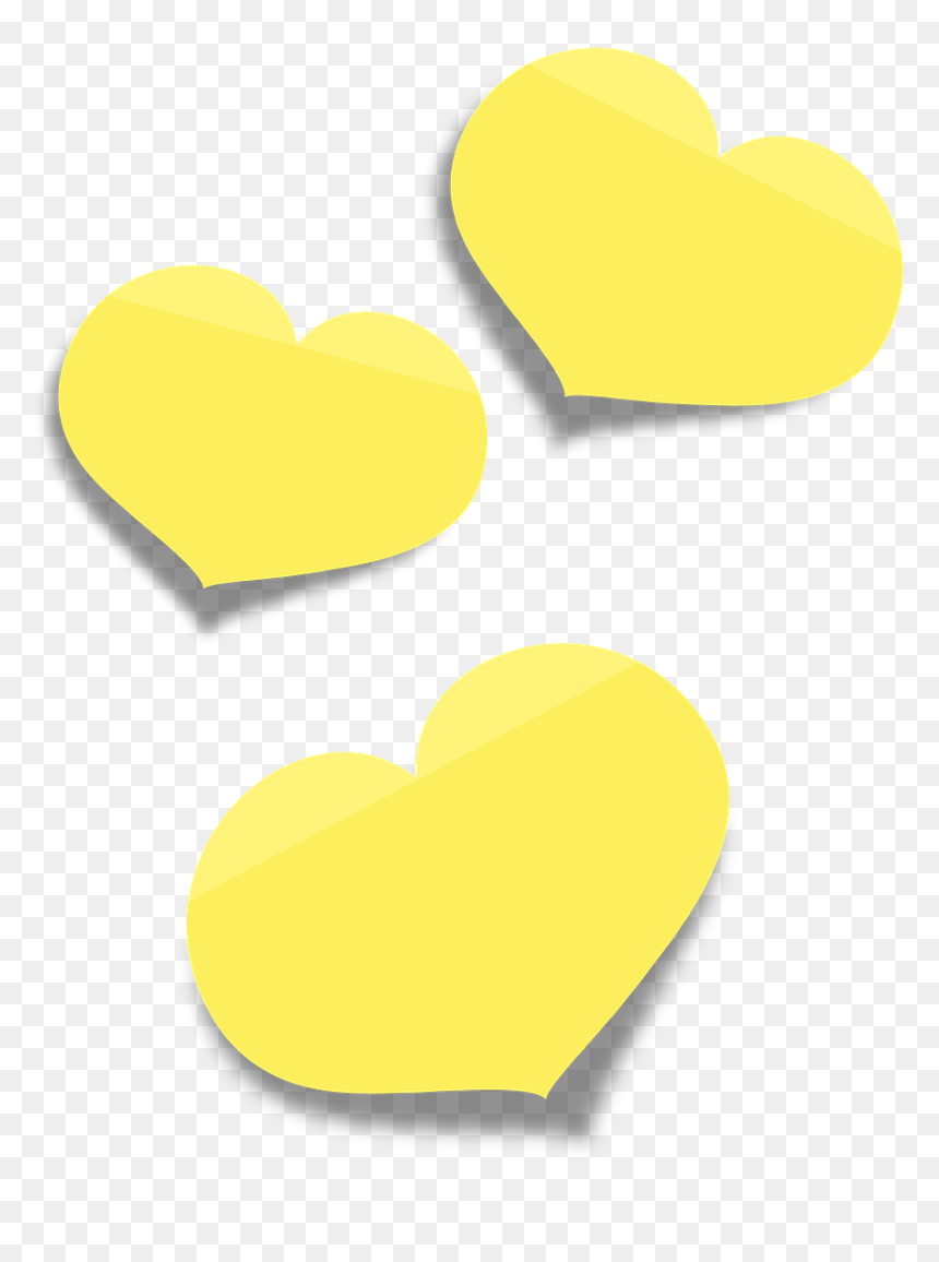 Heart Post It Png, Transparent Png - postit png