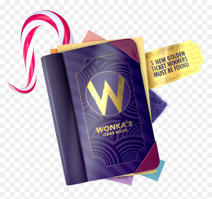 Wonkas Idea Book - Roald Dahl's Imaginormous Challenge, HD Png Download - willy wonka png