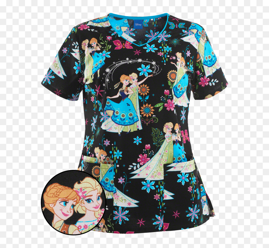Transparent Frozen Fever Png - Frozen Scrubs, Png Download - frozen fever png