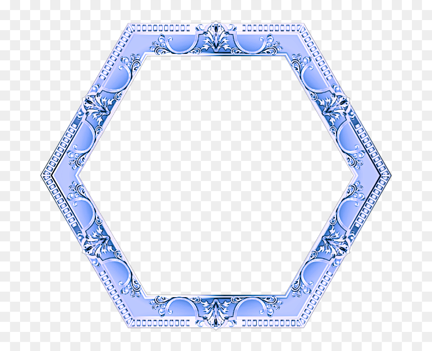 #frame #marco #hexagon #hexagono #hexágono #border - Ornament, HD Png Download - ornamentos png
