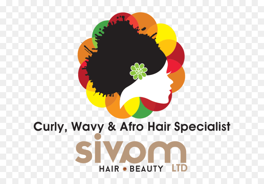 Sivam Hair Logo - Afro Hair Logo, HD Png Download - hair logo png