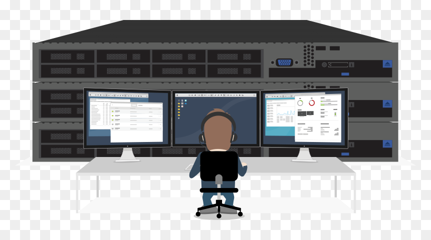 Transparent Servidor Png - Remote Desktop Software, Png Download - nuvem png